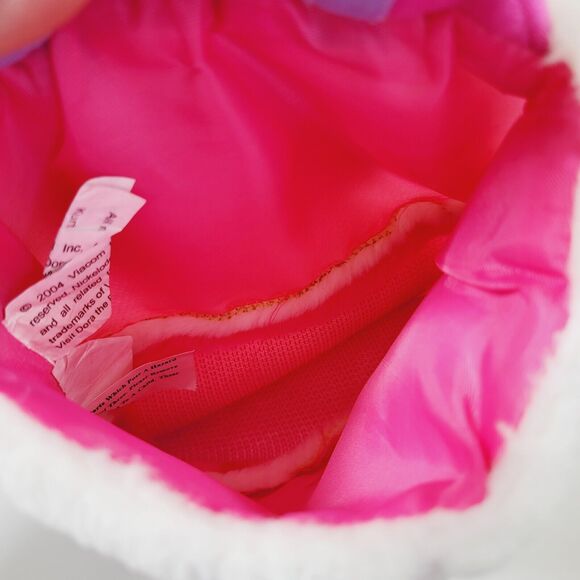 Nick Jr Dora The Explorer Christmas Stocking Pink Girls Plush 2004 22" - Picture 5 of 6